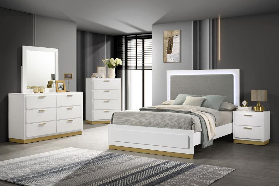 Caraway - Bedroom Set With LED Headboard