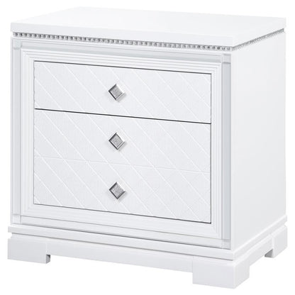 Eleanor - Rectangular 2-Drawer Nightstand