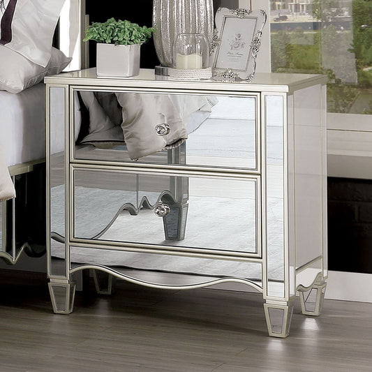 Eliora - Nightstand - Silver