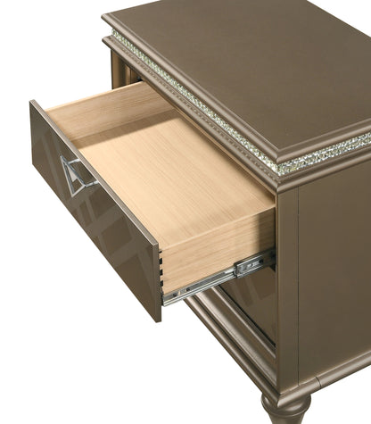 Cristal - Nightstand - Brown