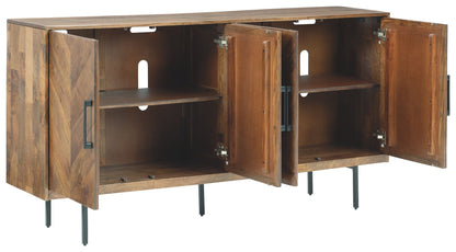 Prattville - Brown - Accent Cabinet