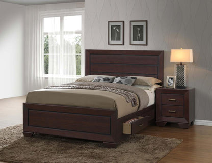 Kauffman - Transitional Storage Bed Bedroom Set