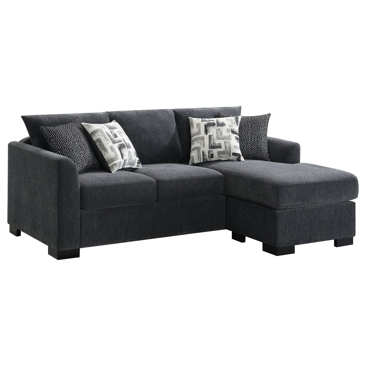 Storey - Upholstered Sleeper Sectional Chaise Sofa