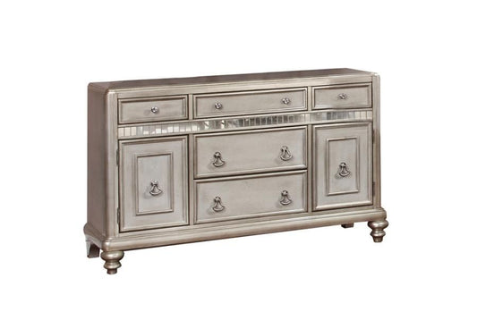 Bling Game - 5-Drawer Dining Server - Metallic Platinum