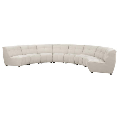 Charlotte - Upholstered Curved Modular Sectional Sofa