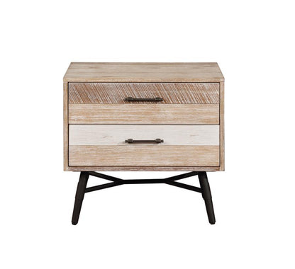 Marlow - 2-Drawer Nightstand - Rough Sawn Multi