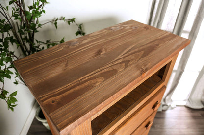 Lea - Media Chest - Mahogany