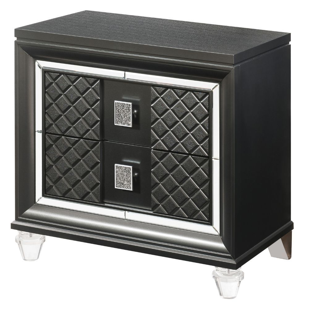 Sawyer - Nightstand - Metallic Gray