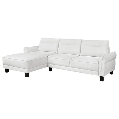 Caspian - Upholstered Curved Arms Sectional Sofa