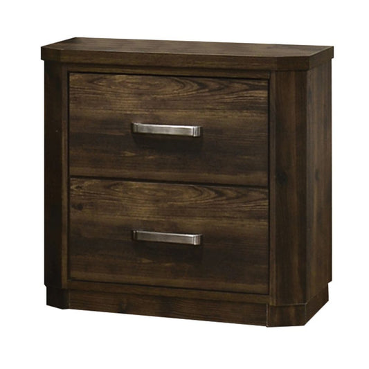 Elettra - Nightstand - Rustic Walnut