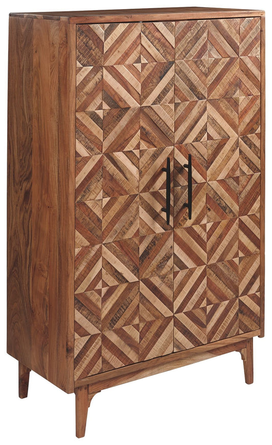 Gabinwell - Brown / Beige - Accent Cabinet