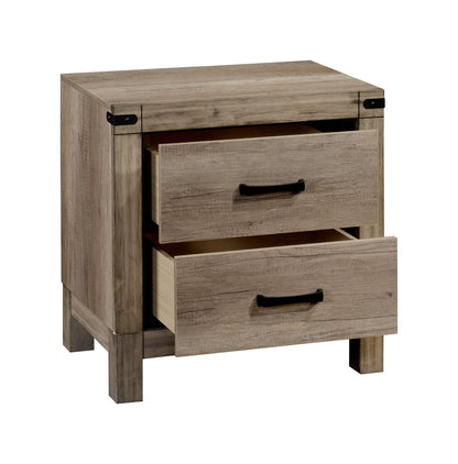 Matteo - Tall Nightstand - Brown