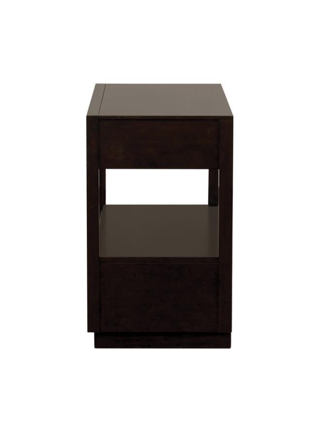 Durango - 2-Drawer Nightstand - Smoked Peppercorn